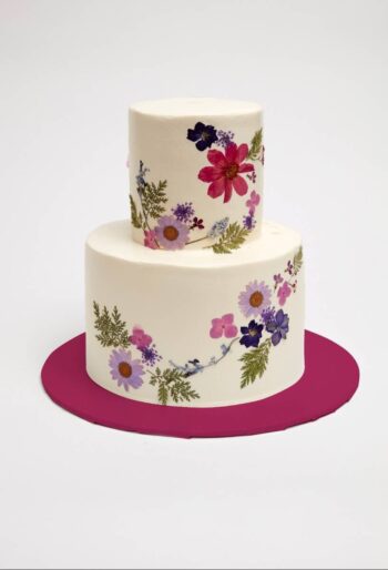 Floral Impression Cake